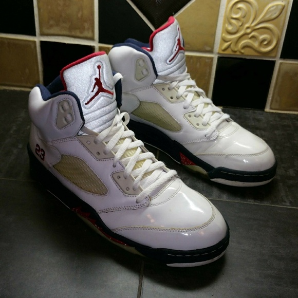 Nike Air Jordan V 5 Olympics Sz 10 - Picture 6 of 8